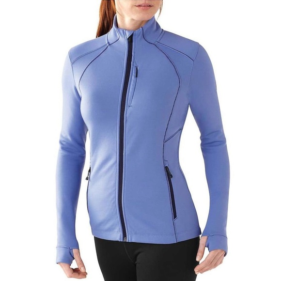 Smartwool Women's‎ PhD HyFi Full Zip Jacket, Purple - Picture 7 of 9